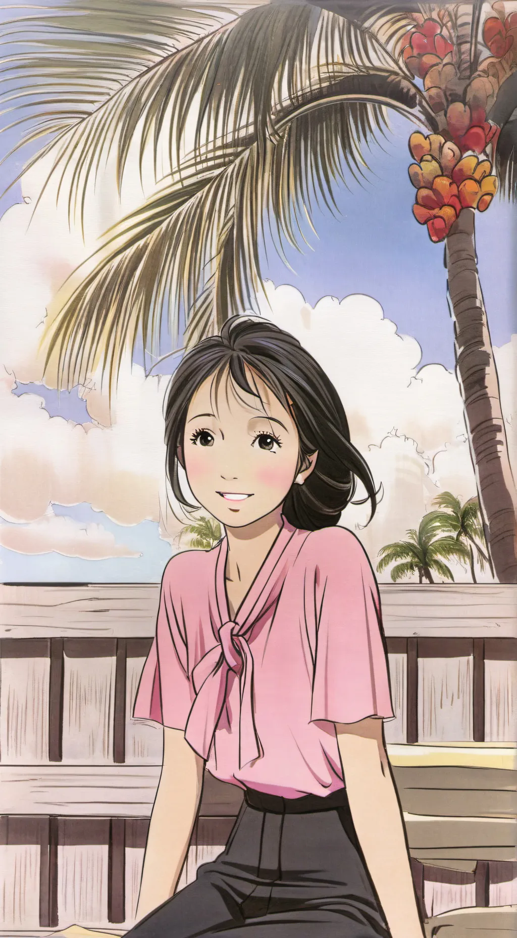 ai character: Lila background