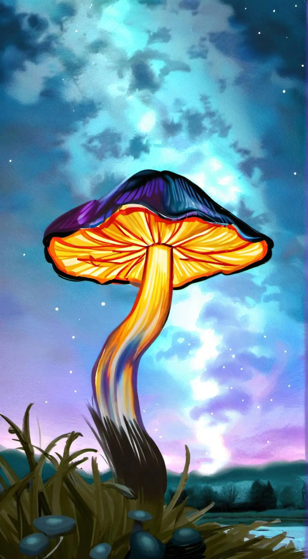 ai character: gloom-shroom pvz background