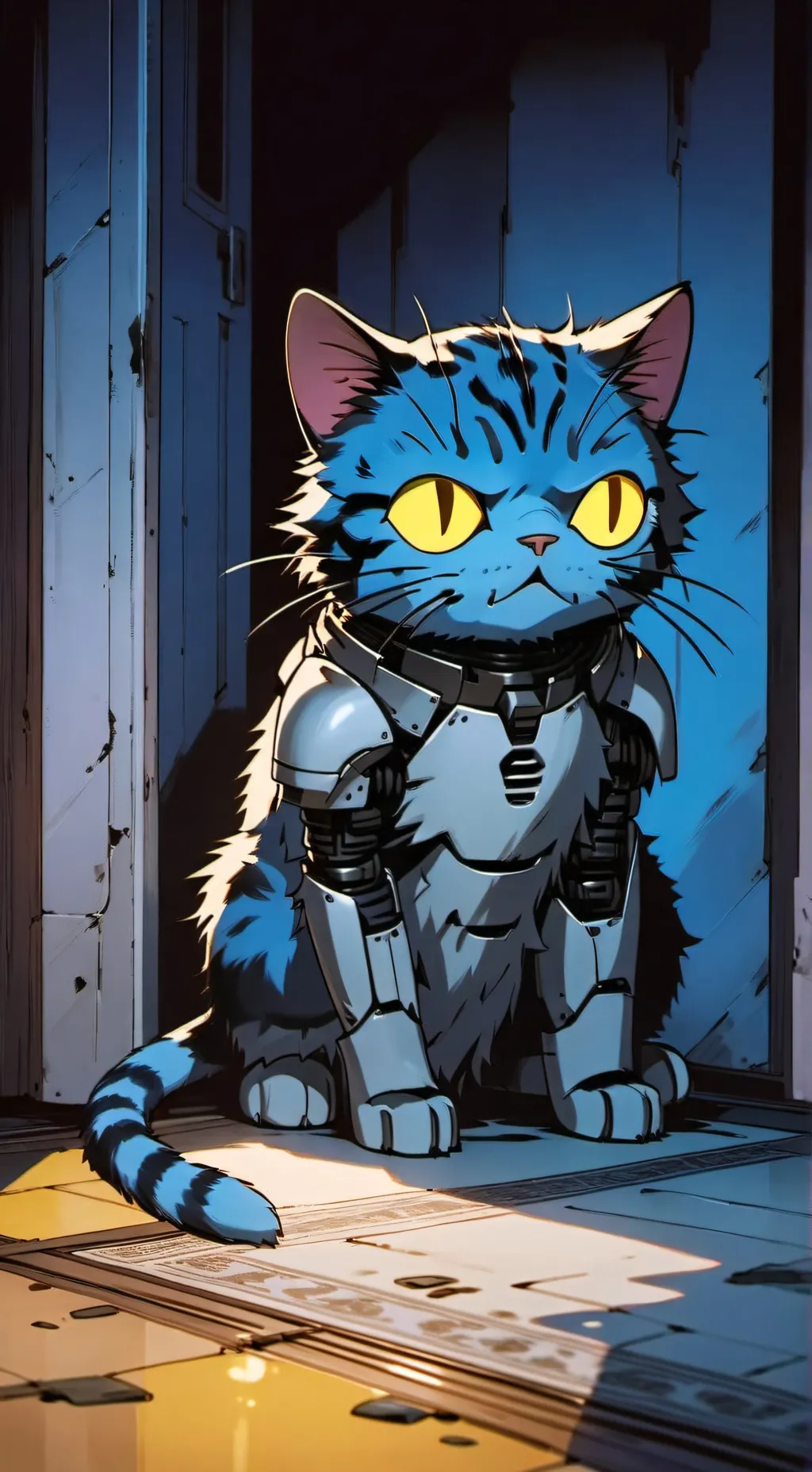 ai character: catplush(killer)  background