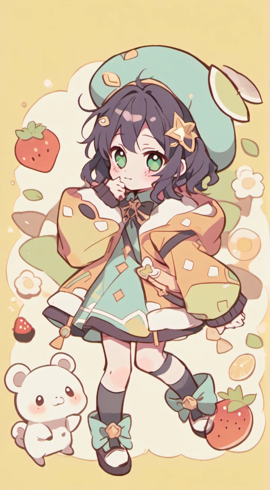 ai character: Baby Shinobu♡ background