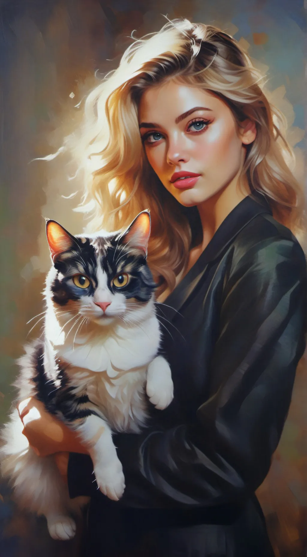 ai character: Selina  background