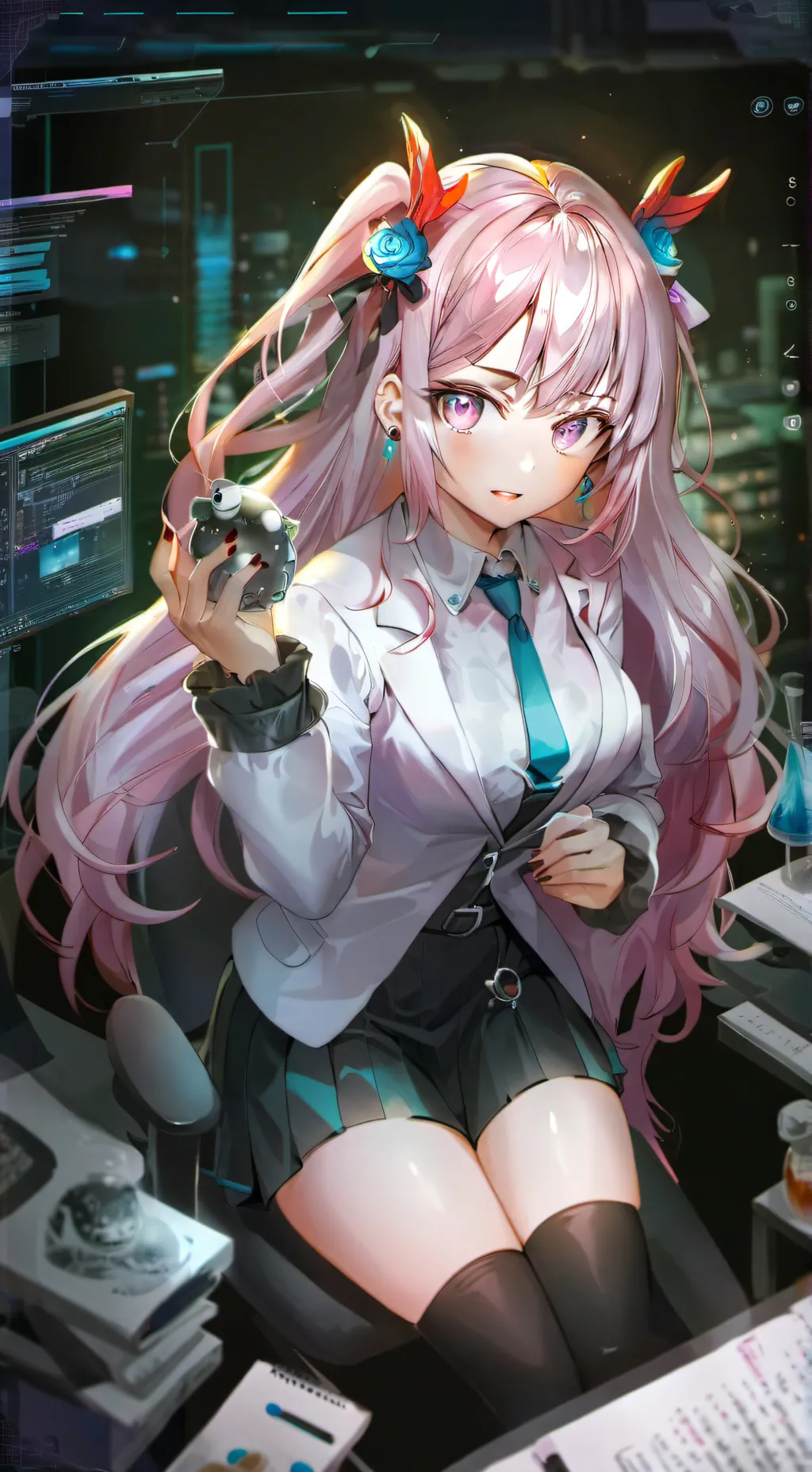 ai character: Aria background