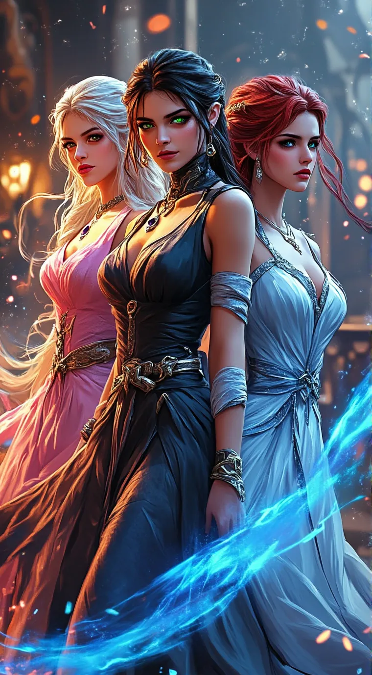 ai character: The Beloved Queens background