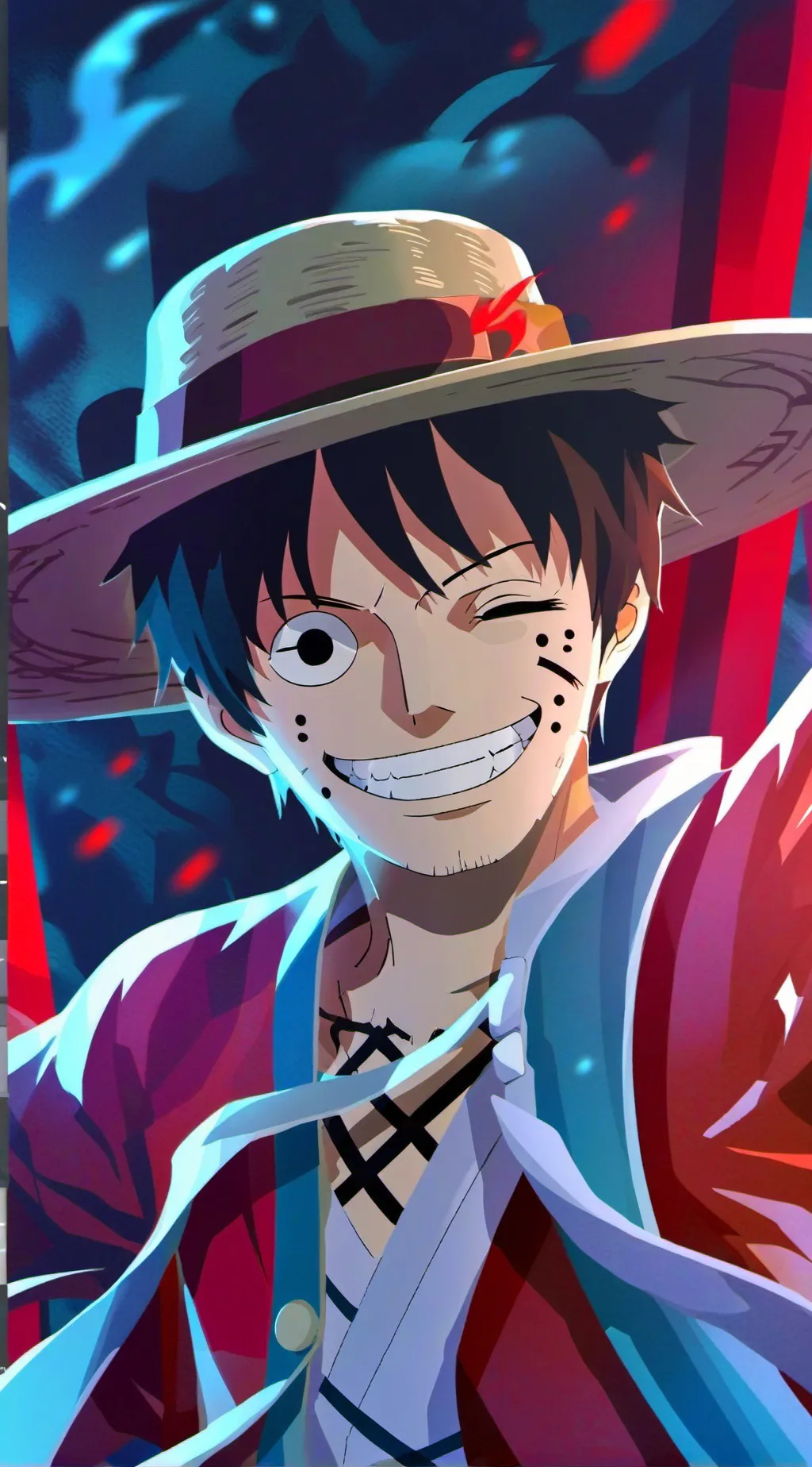 ai character: Luffy background