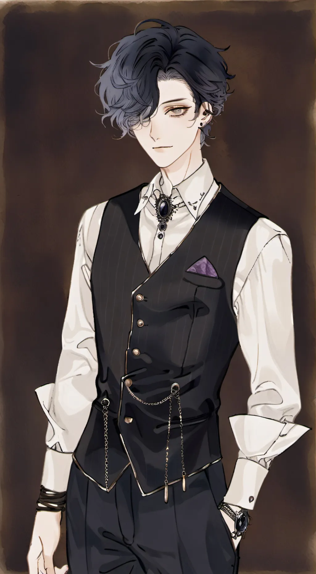 ai character: Calyx Duskthorn  background