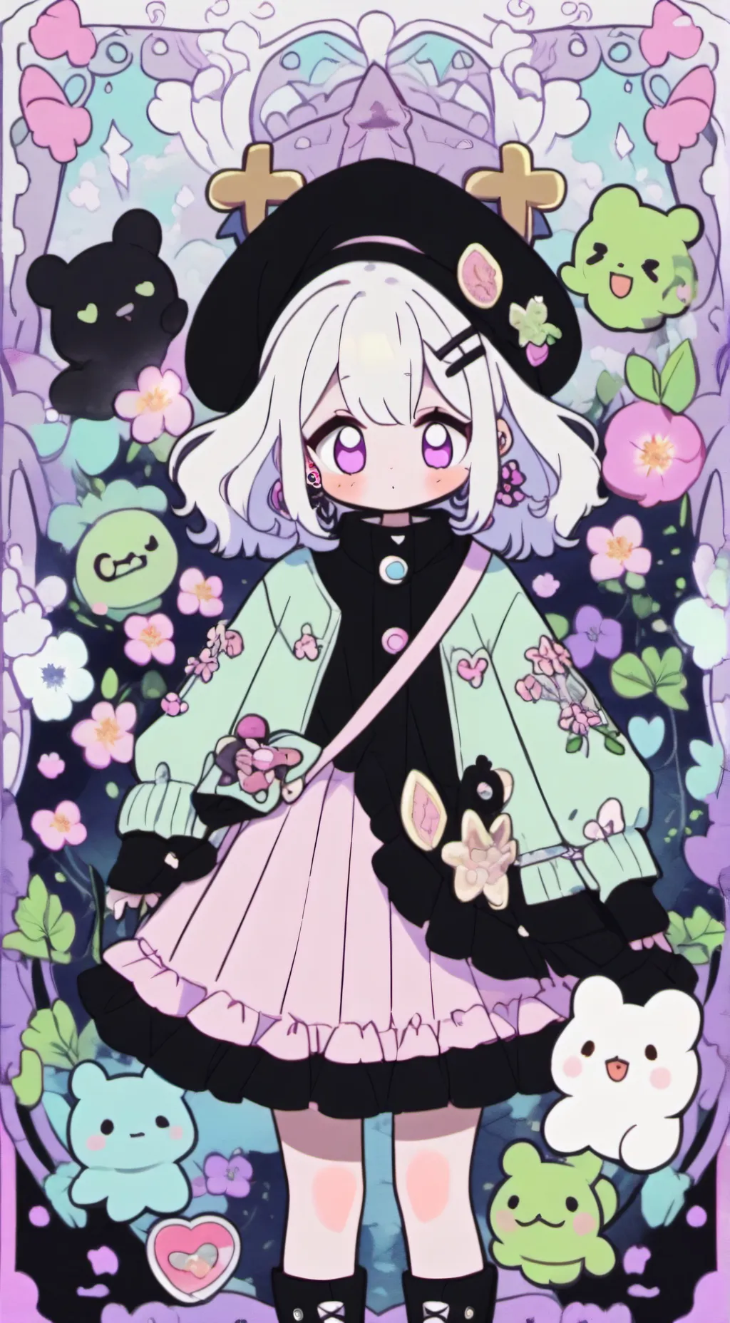 ai character: dandys world idk background