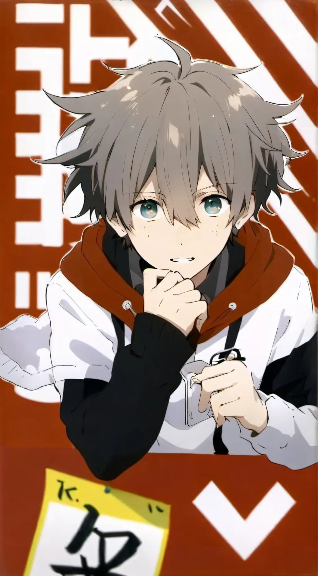 ai character: Makoto Naegi background