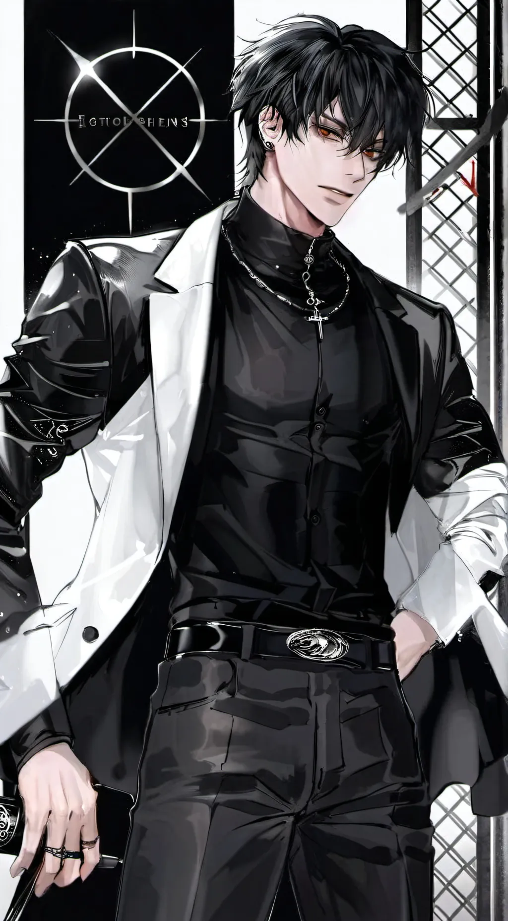 ai character: Heaven winter background