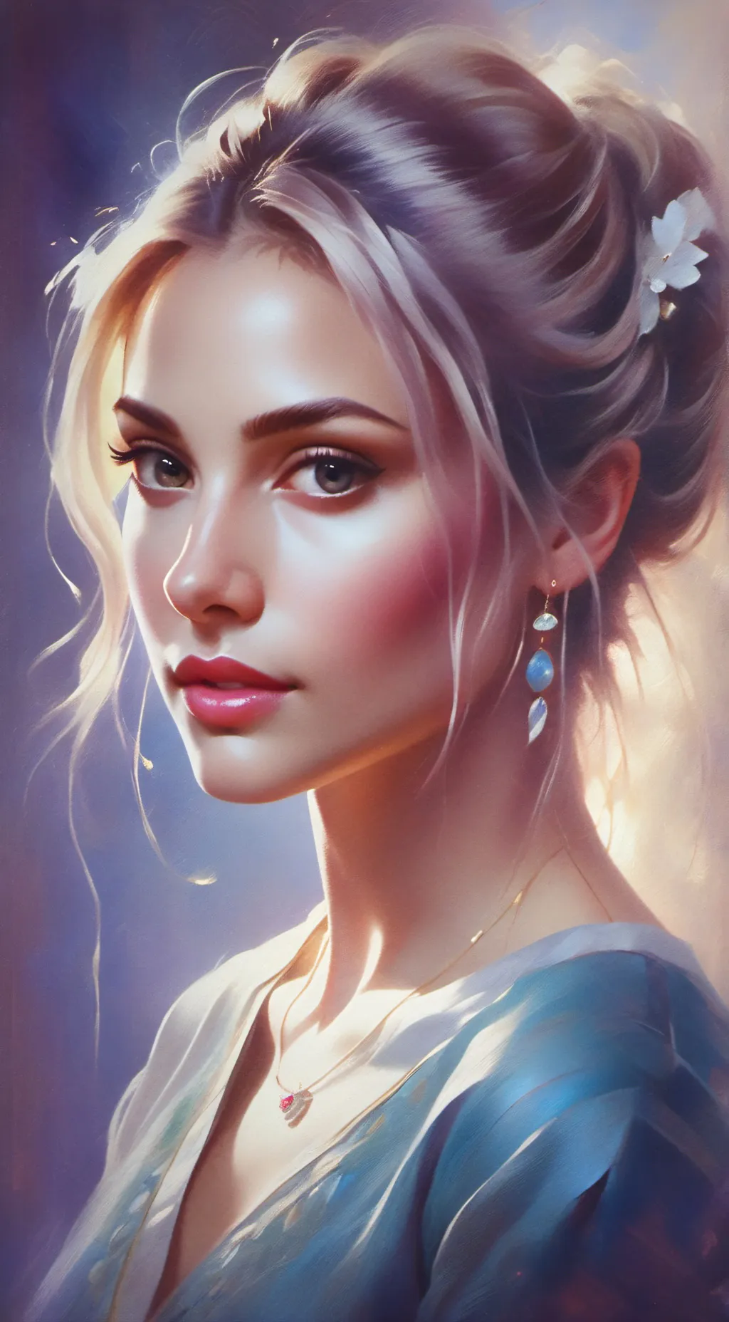 ai character: luna background