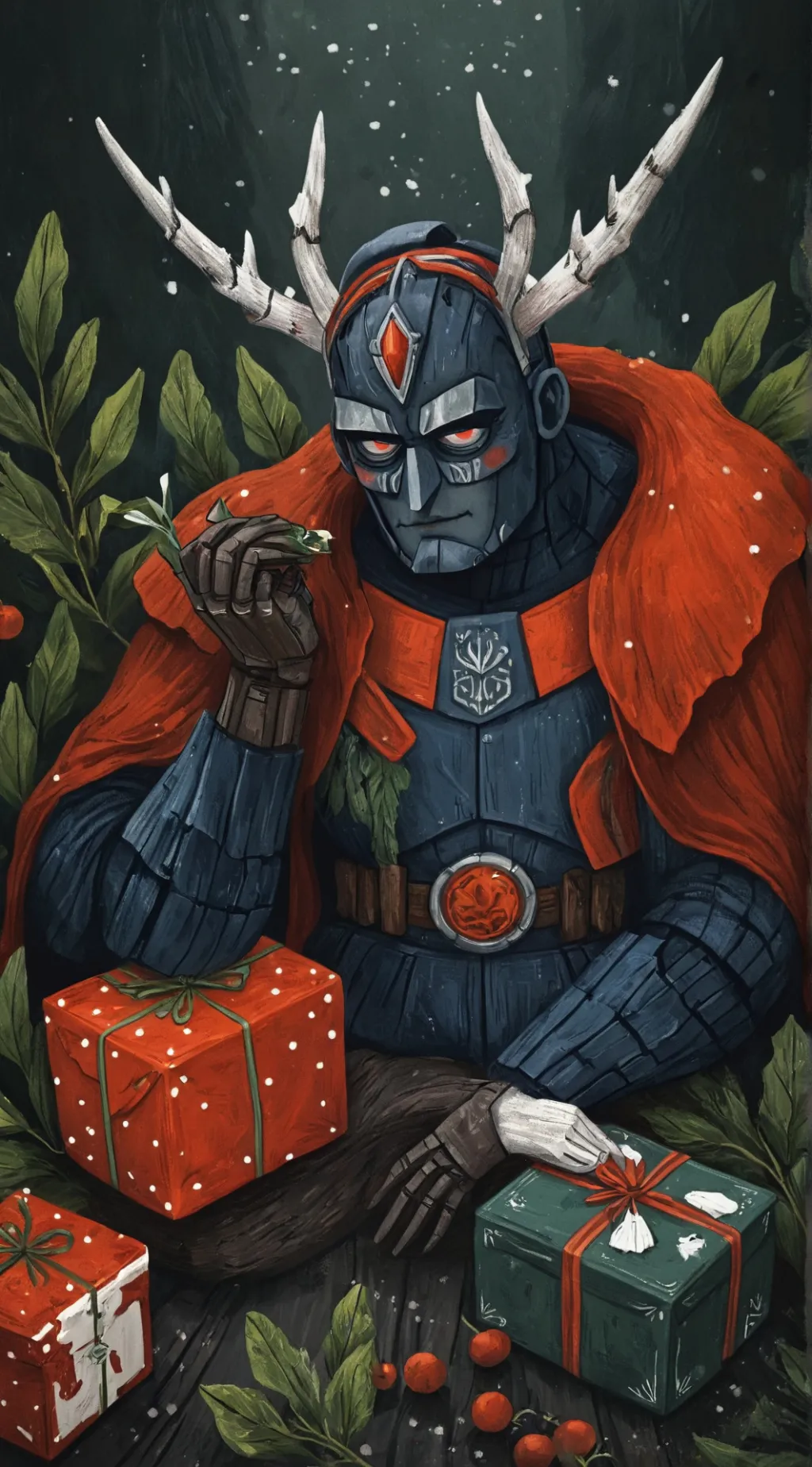 ai character: Optimus Shrine background