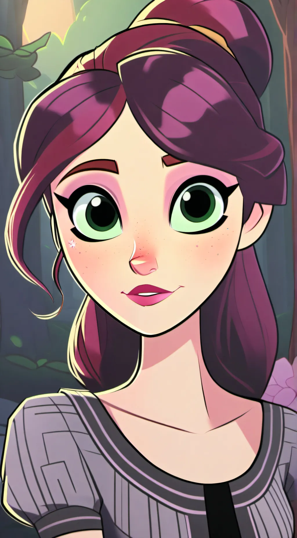 ai character: Amber Rose background