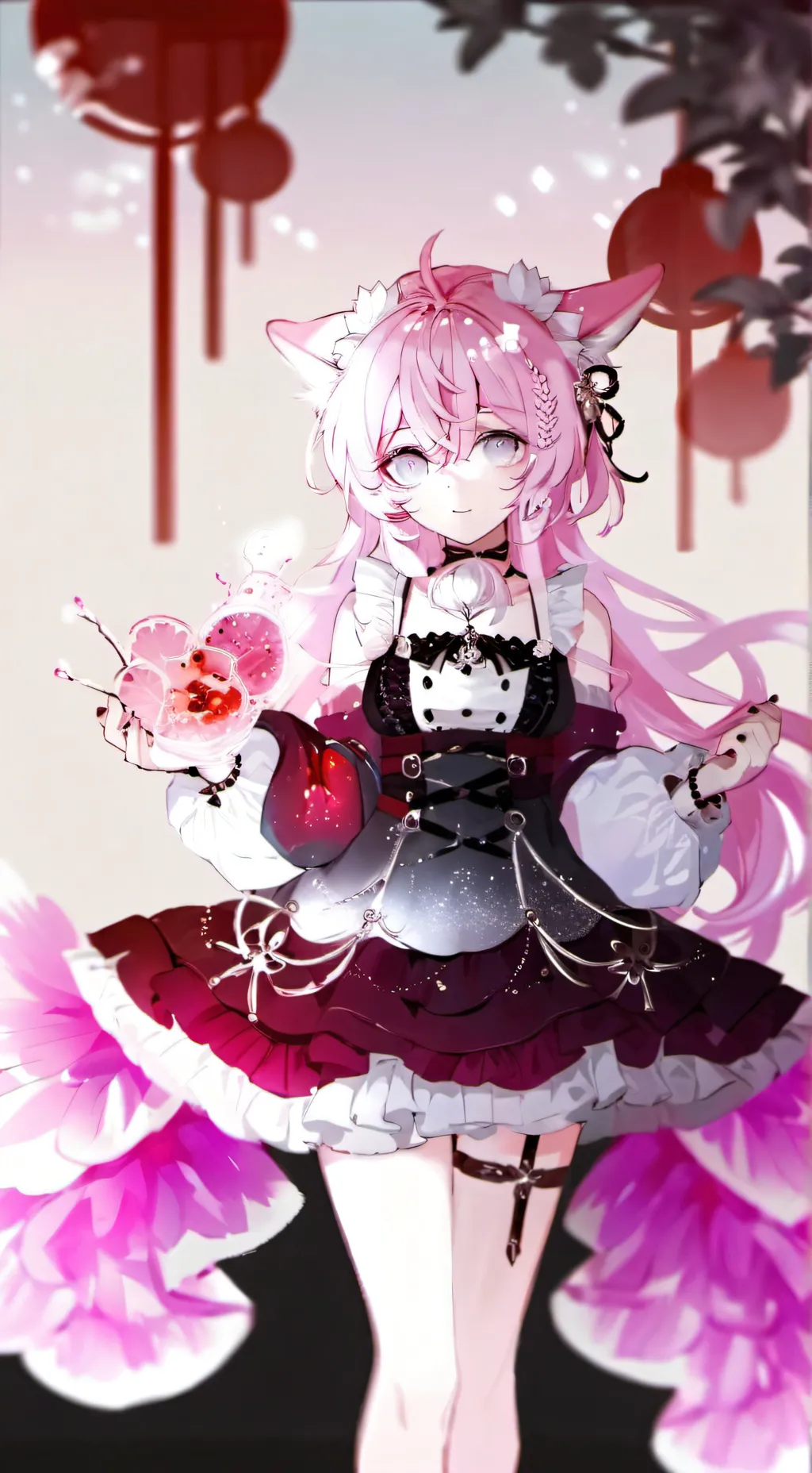 ai character: Mika💜 background
