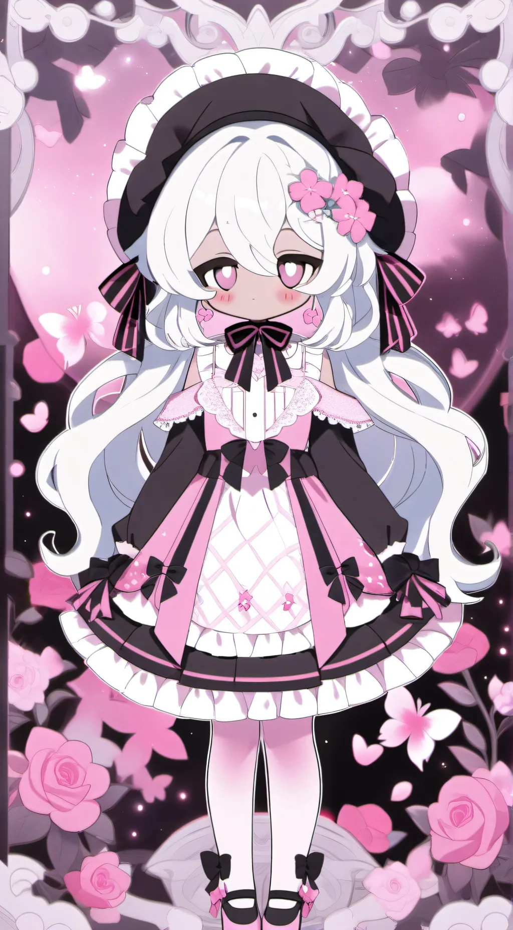 ai character: lime background