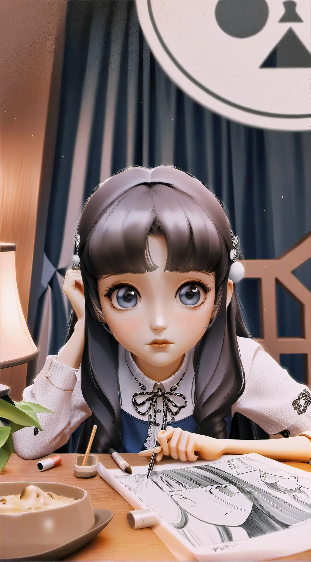 ai character: IDK background