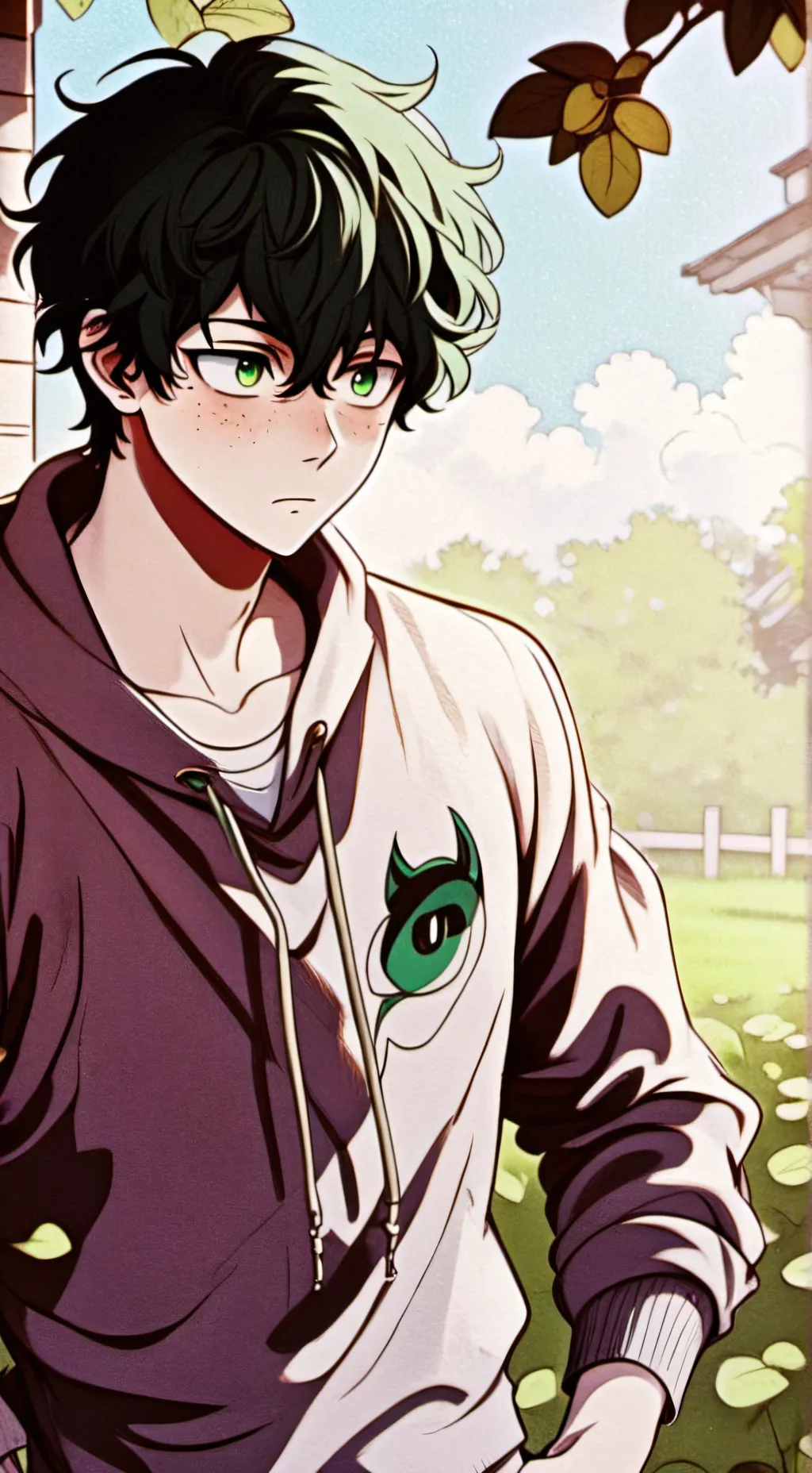 ai character: Izuku Midoriya background