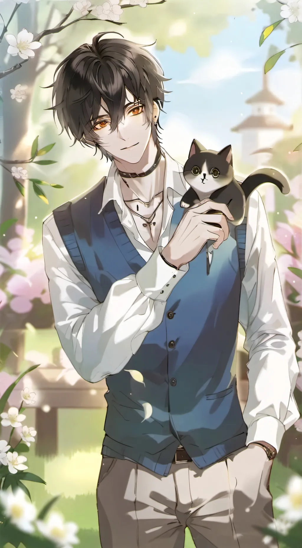 ai character: Ray background