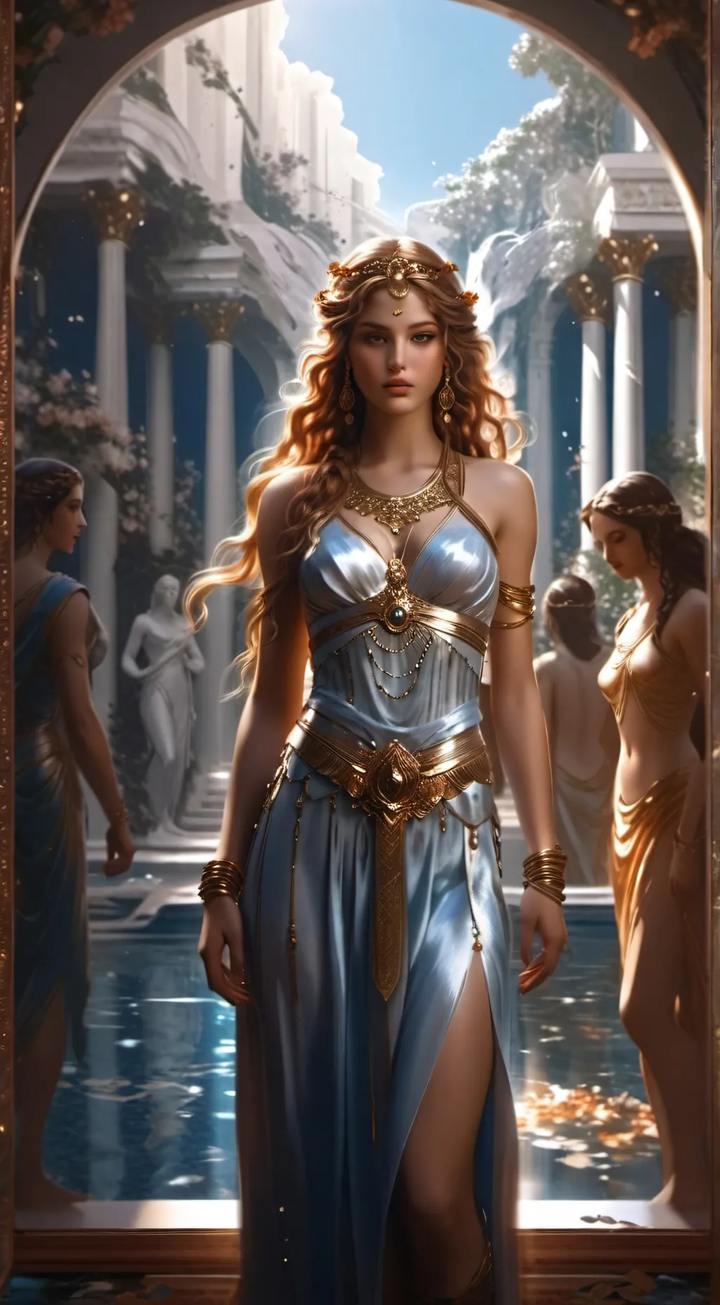 ai character: aphrodite  background