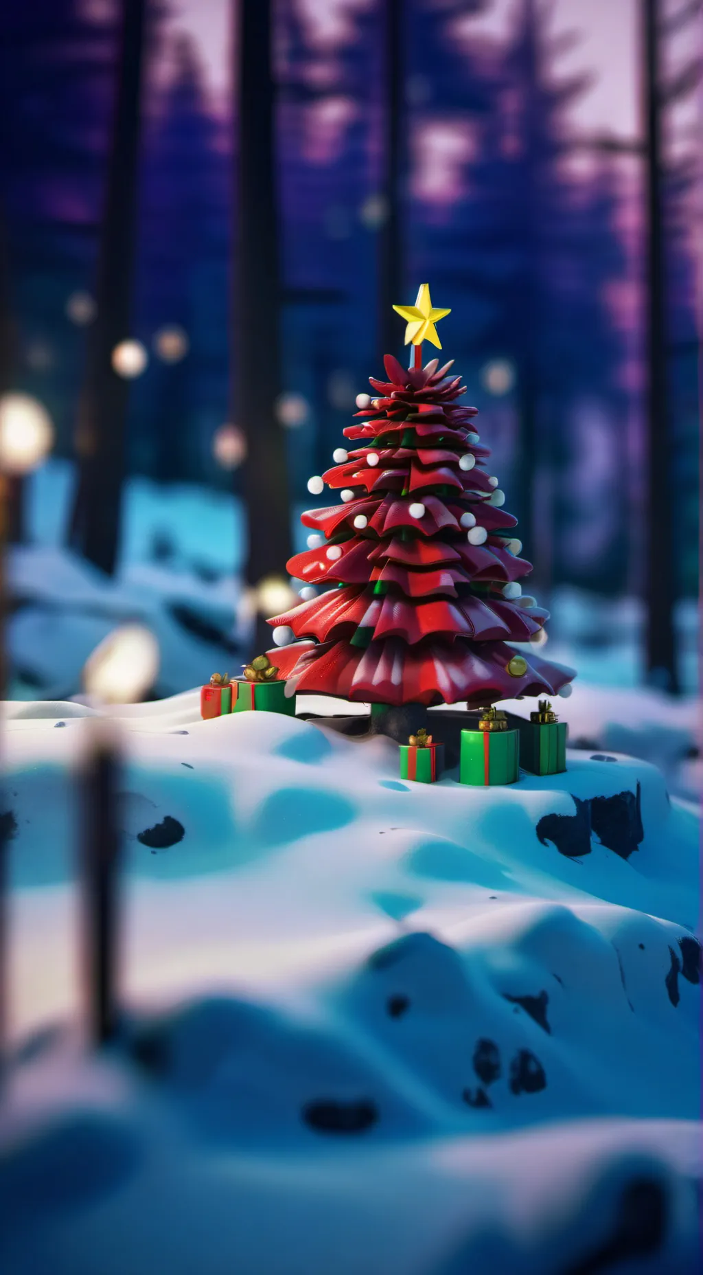 ai character: Christmas wish background