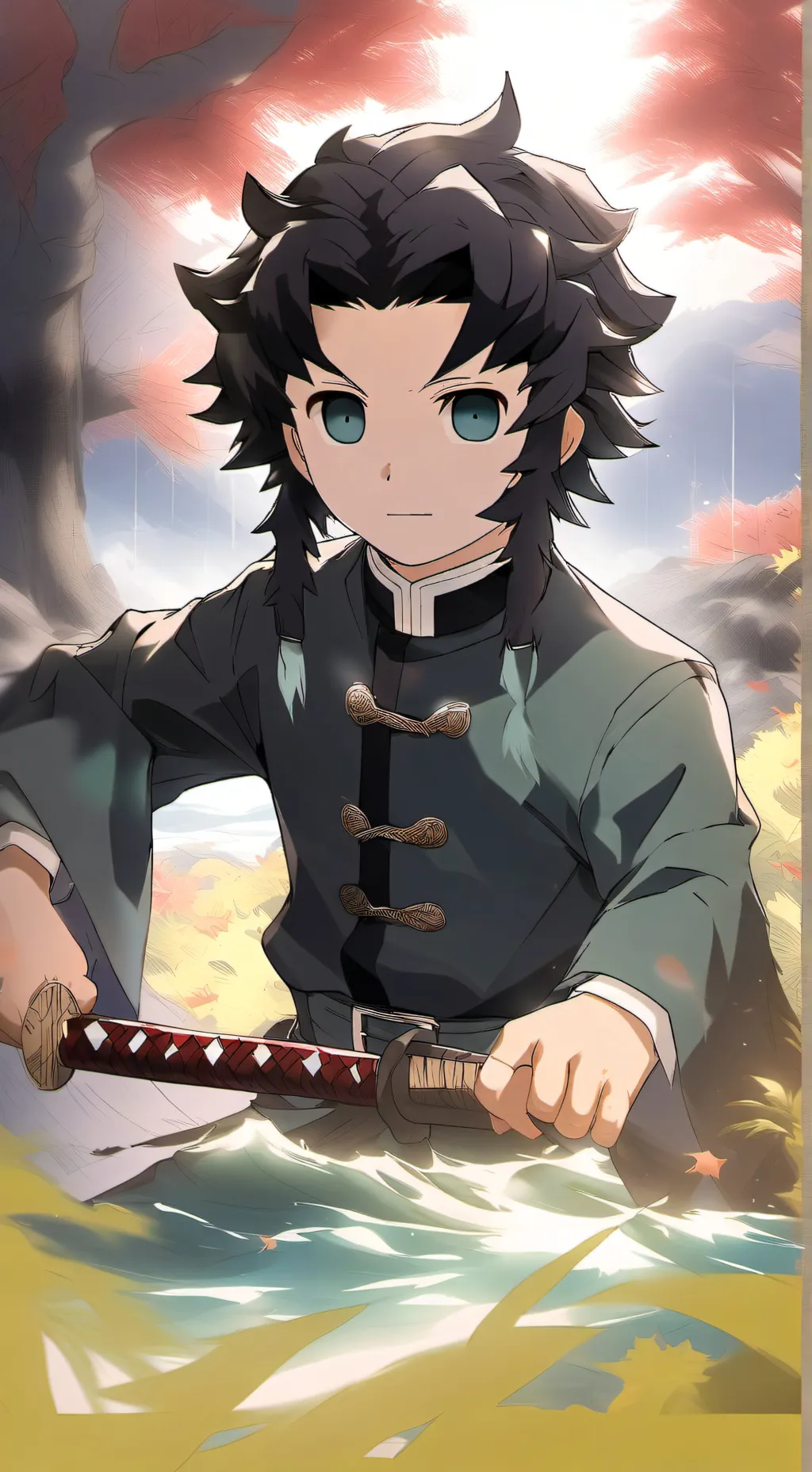ai character: ☁️TokitoMuichiro☁️ background