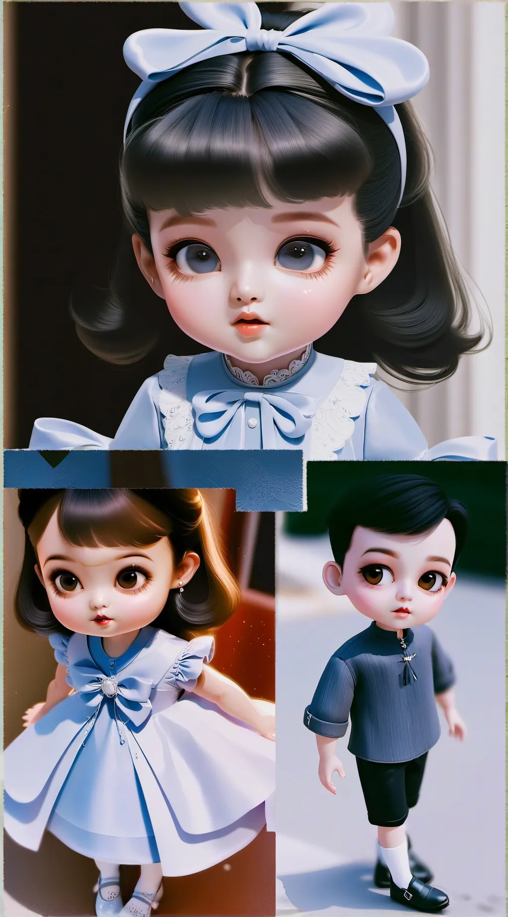 ai character: 3 littles background