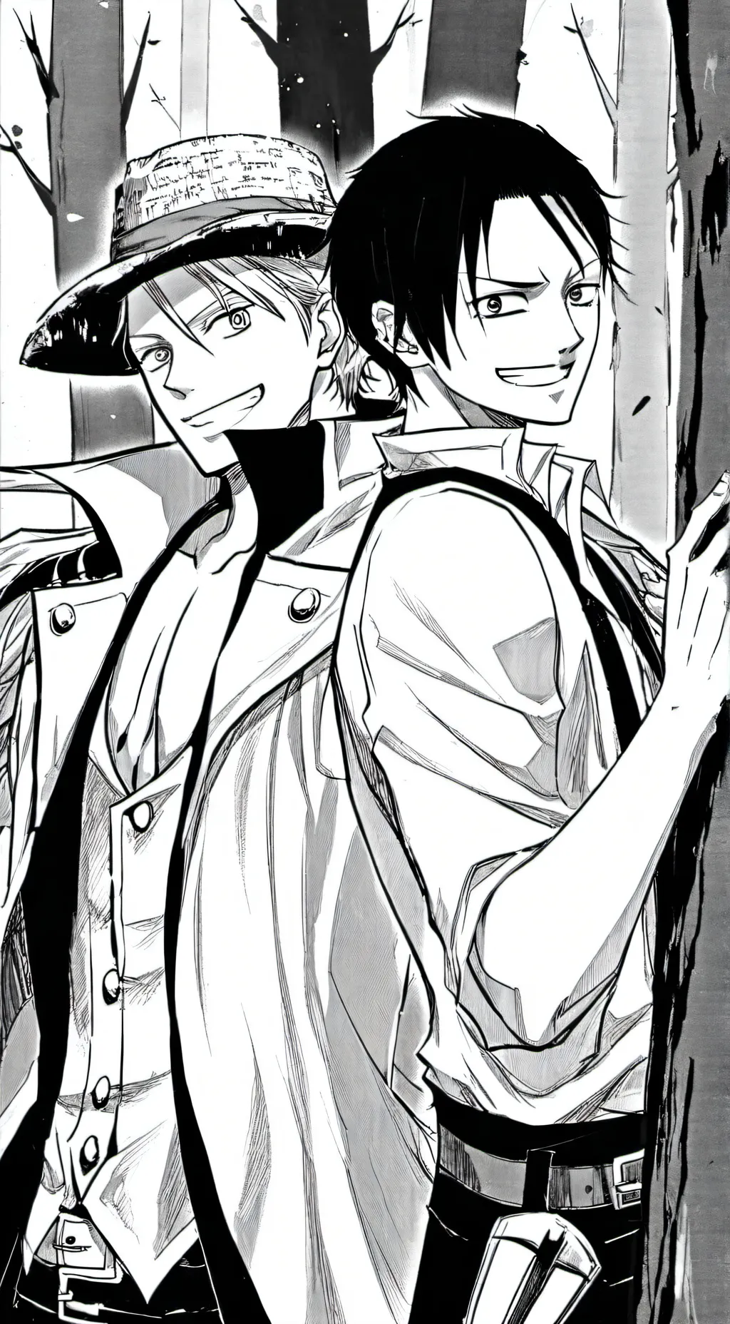 ai character: mihawk x shansk  background