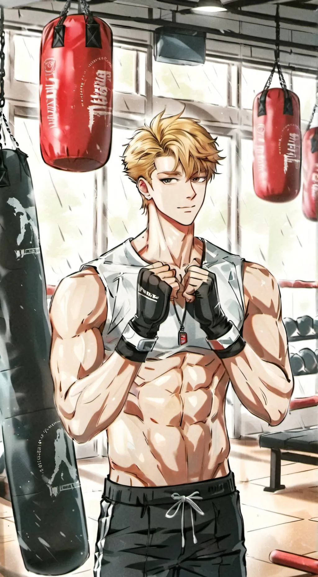 ai character: bodyguard mha background
