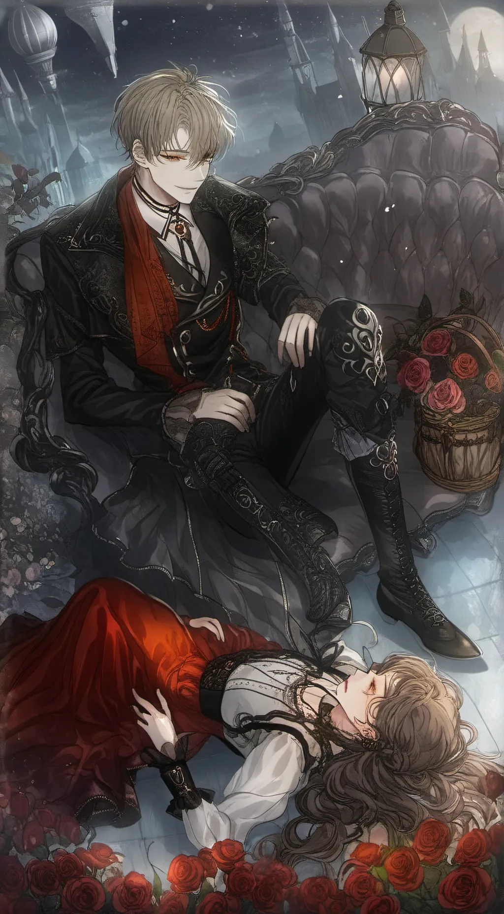 ai character: •~jin jaehe~• background