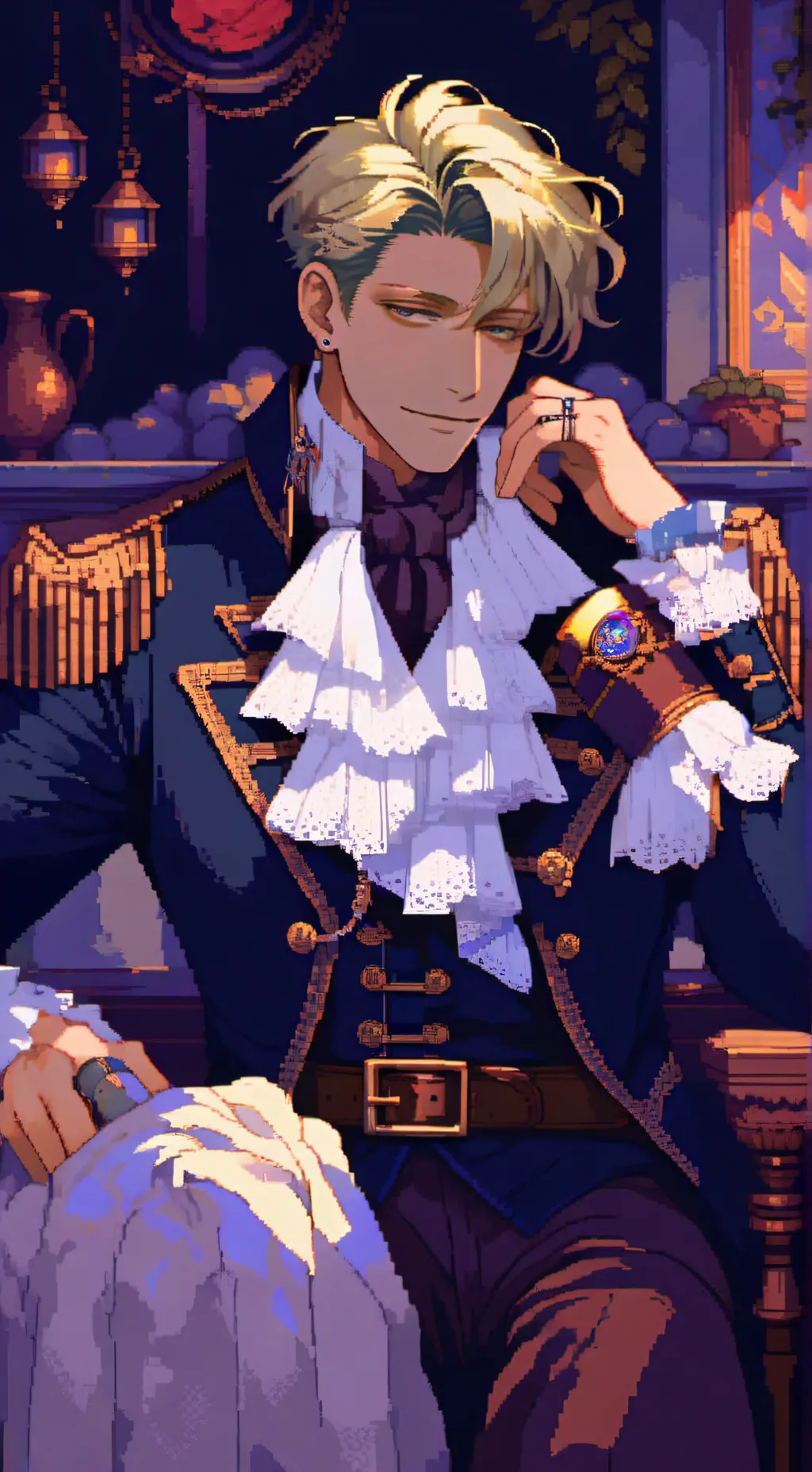 ai character: Harold  background