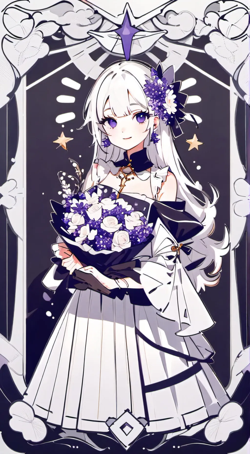 ai character: Saku background
