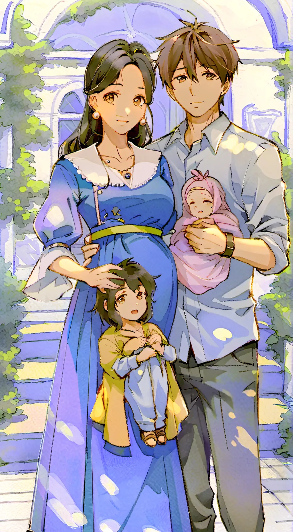 ai character: Family  background