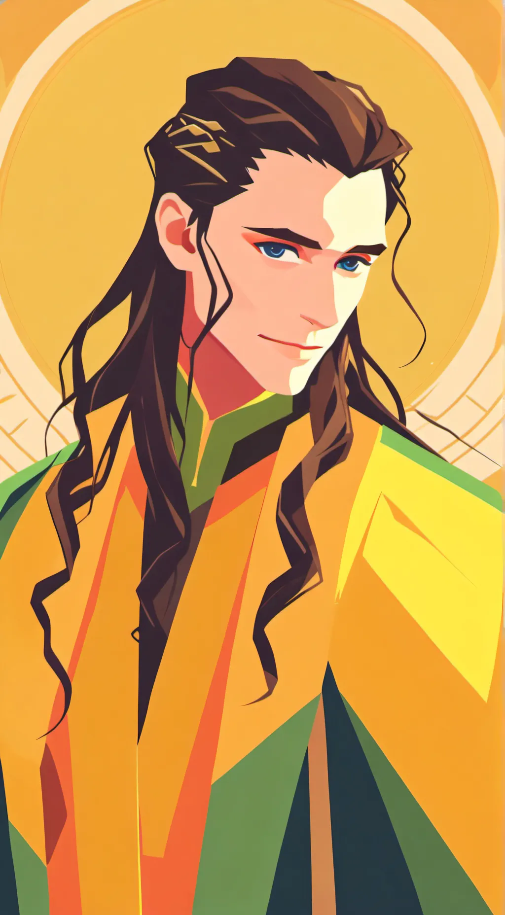 ai character: Loki  background