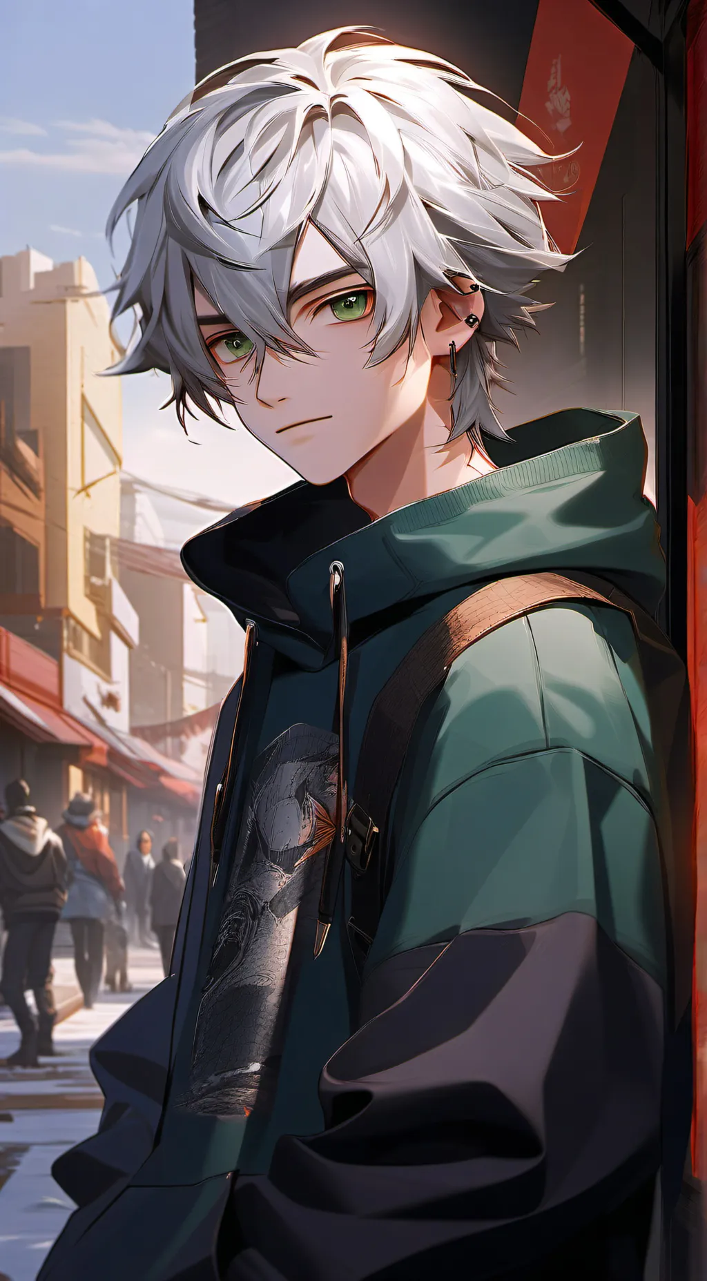 ai character: Nagito Komaeda background