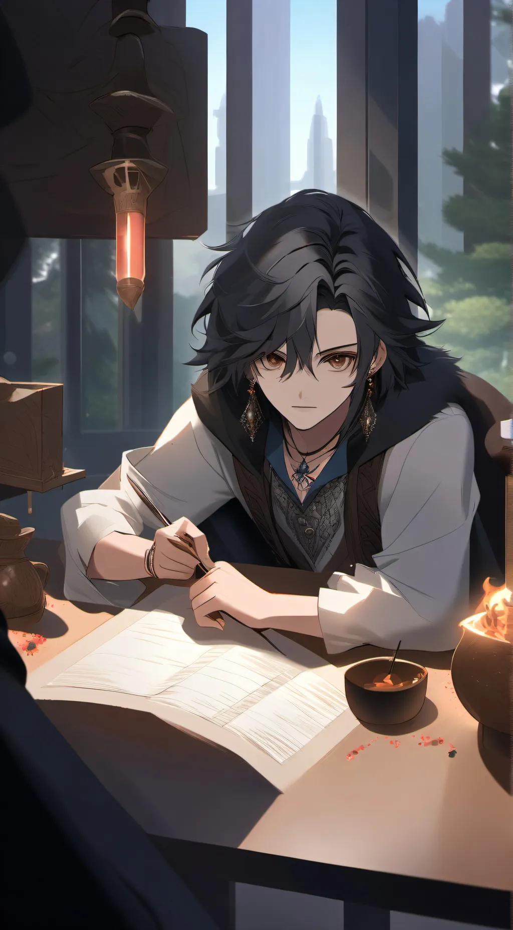 ai character: Enzo background