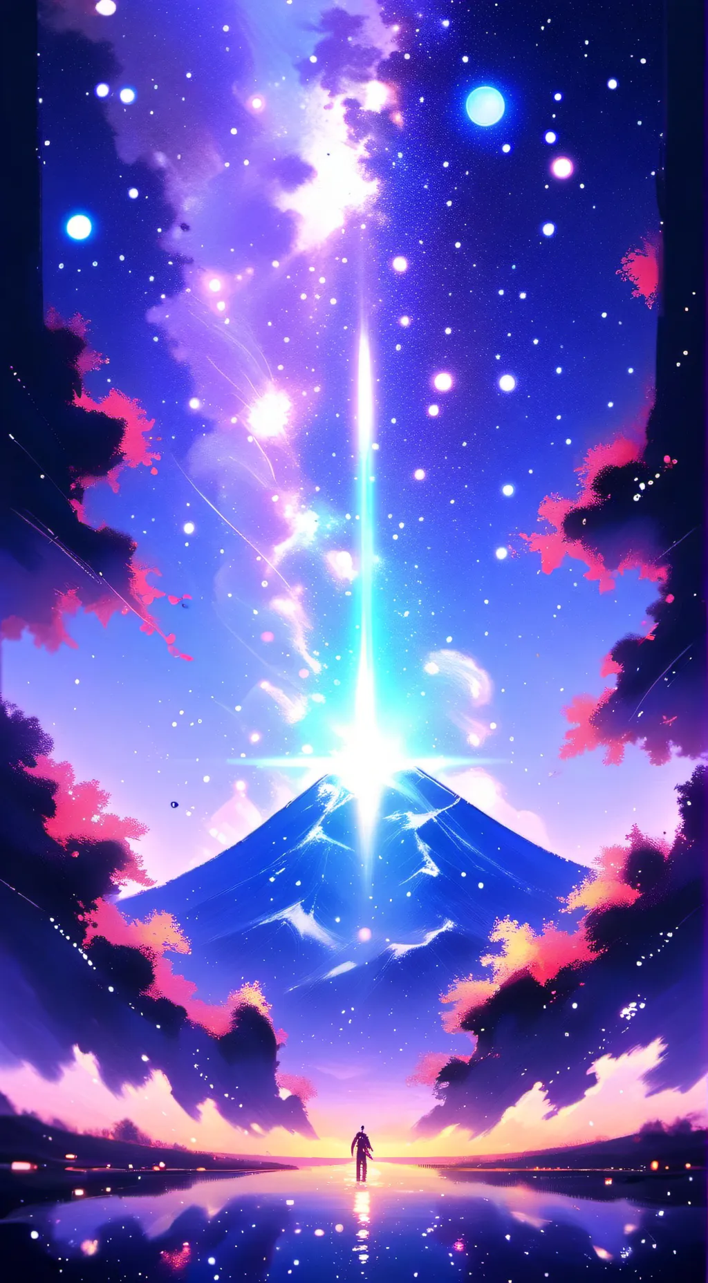 ai character: beam background
