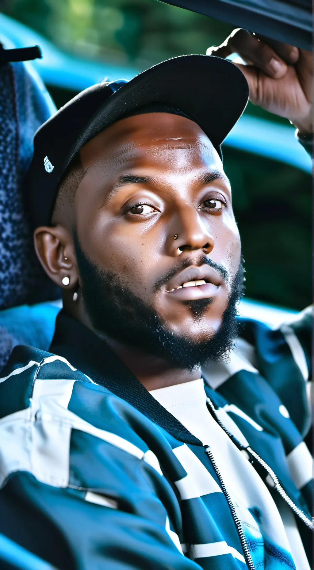ai character: KENDRICK LAMAR  background
