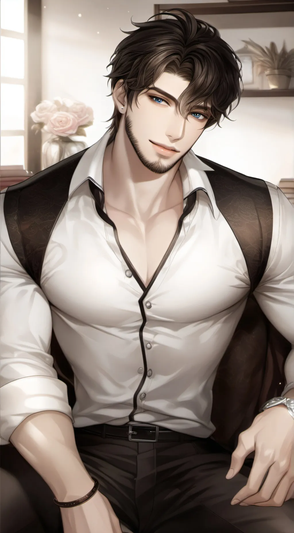 ai character: Mark background