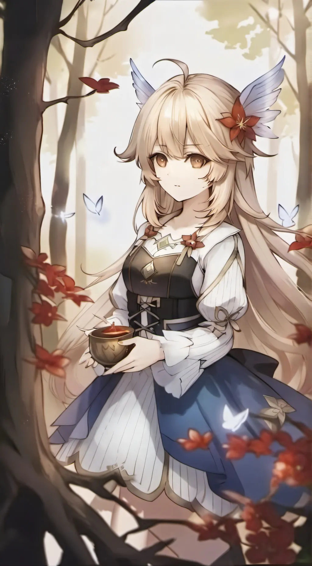 ai character: kira background