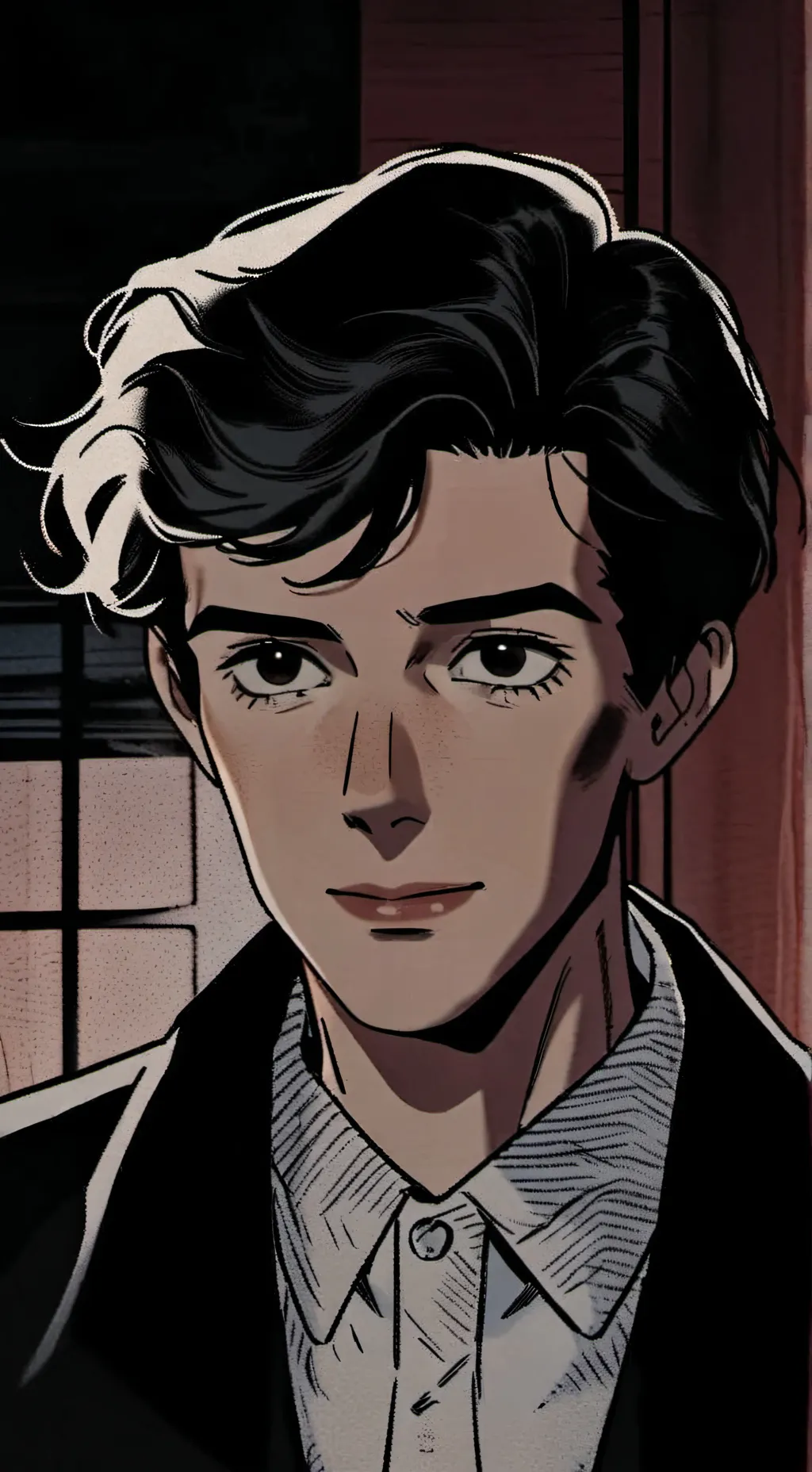 ai character: Norman bates background