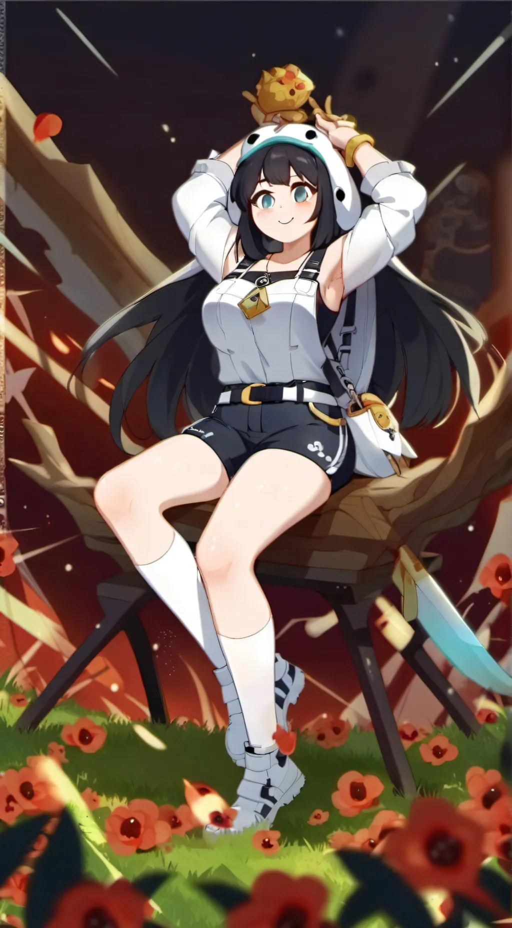 ai character: Celine  background