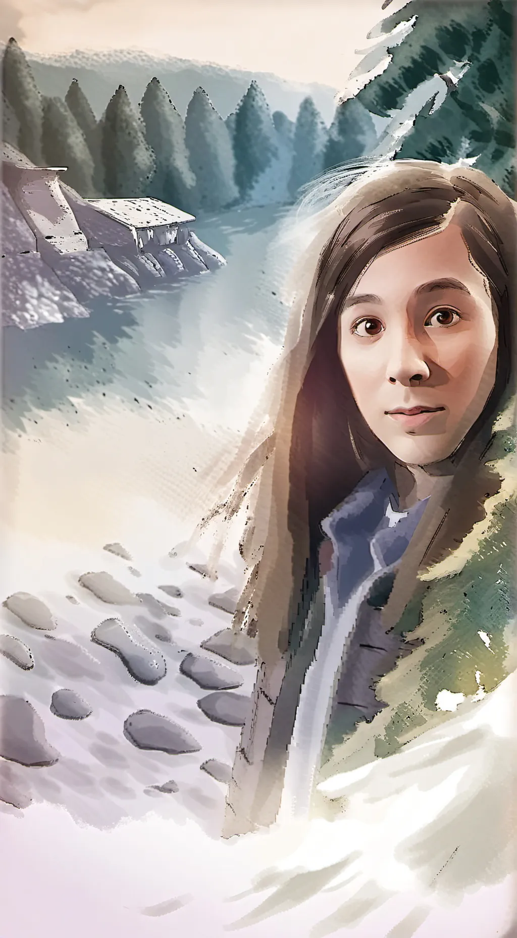 ai character: River_thepuppeteer background