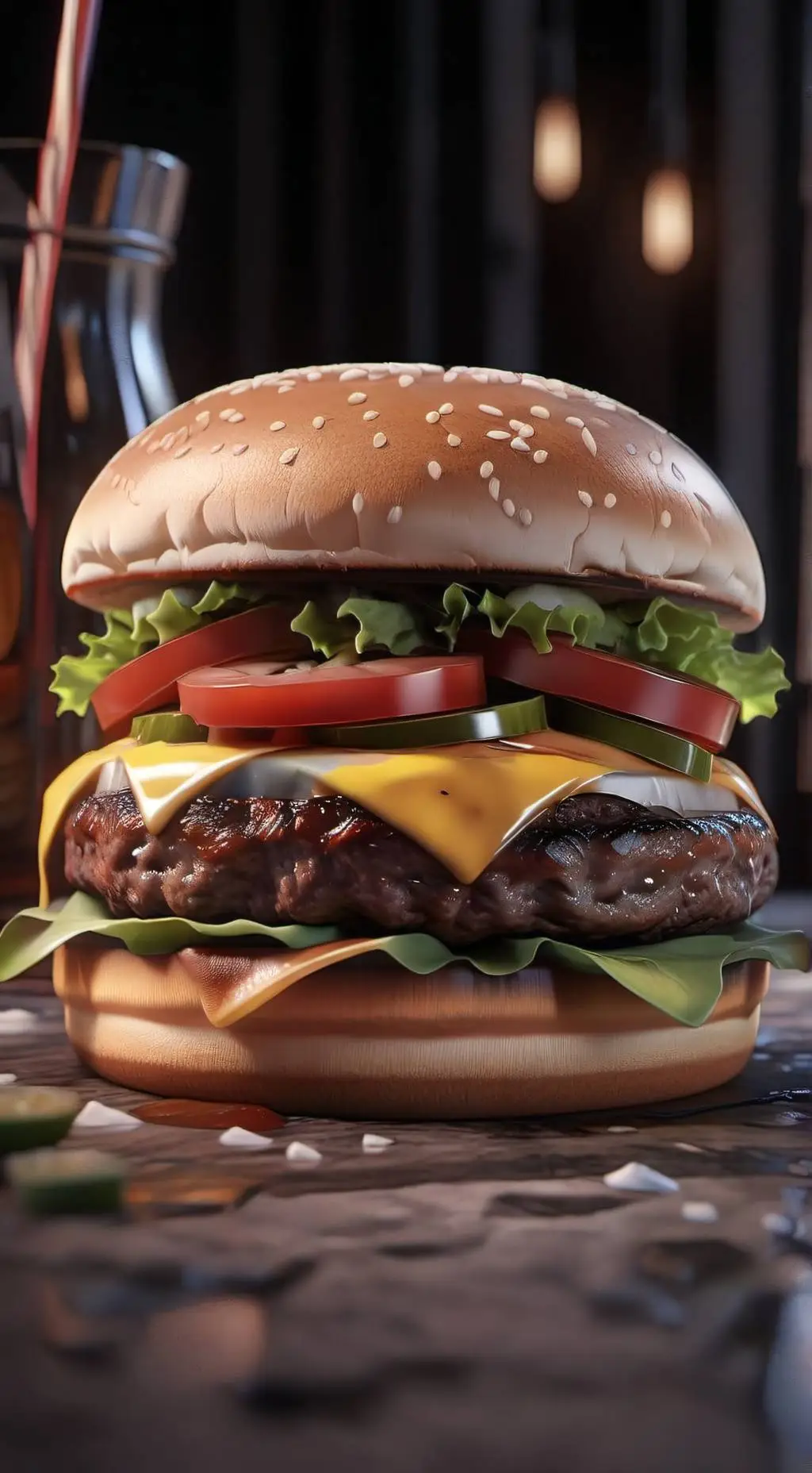 ai character: Whopper background