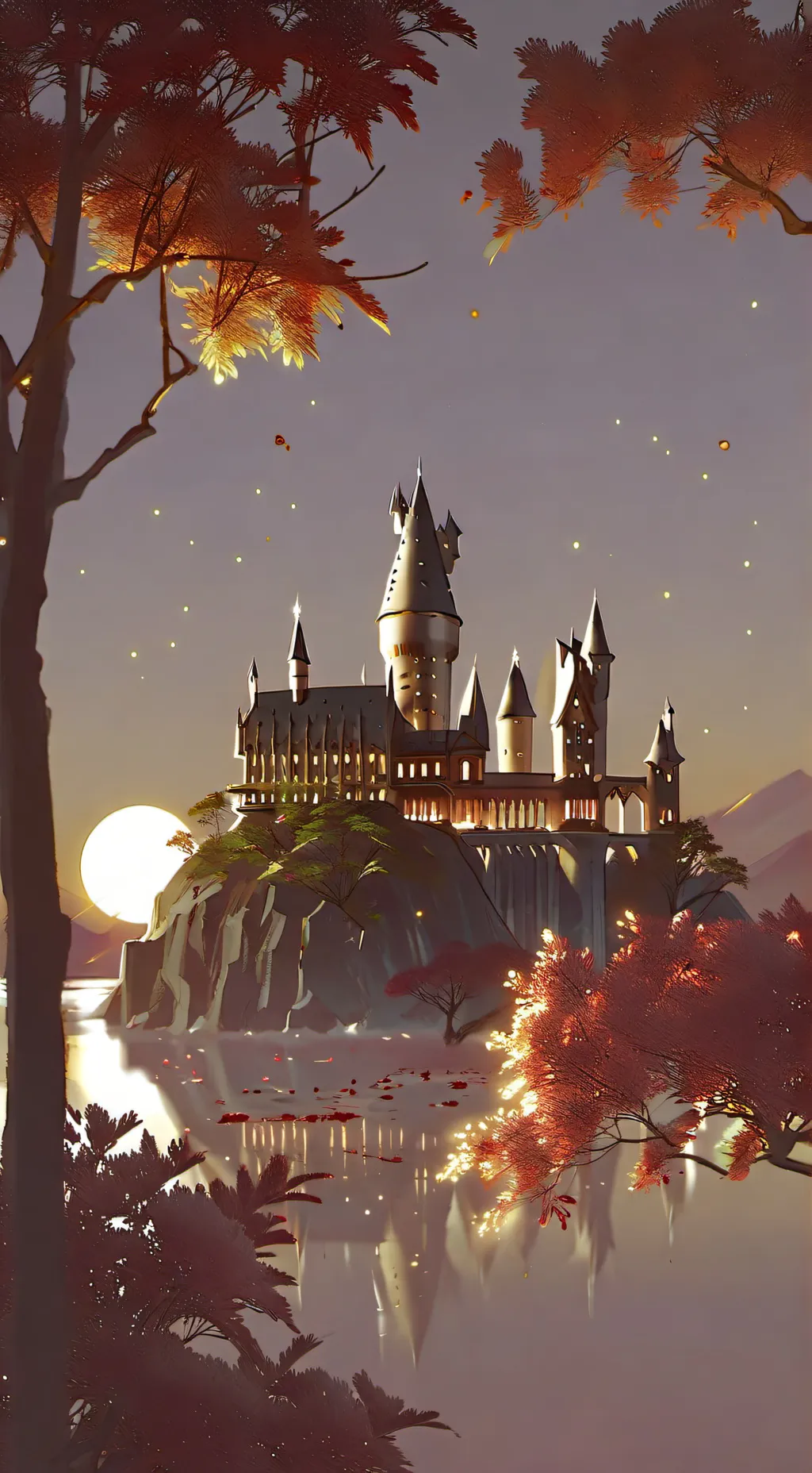ai character: HP ✨️first year✨️ background