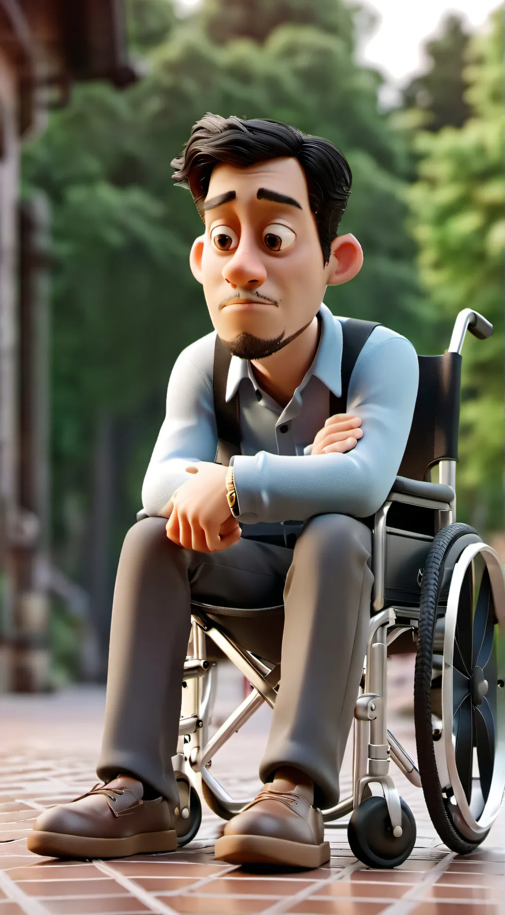 ai character: Handicapable  background