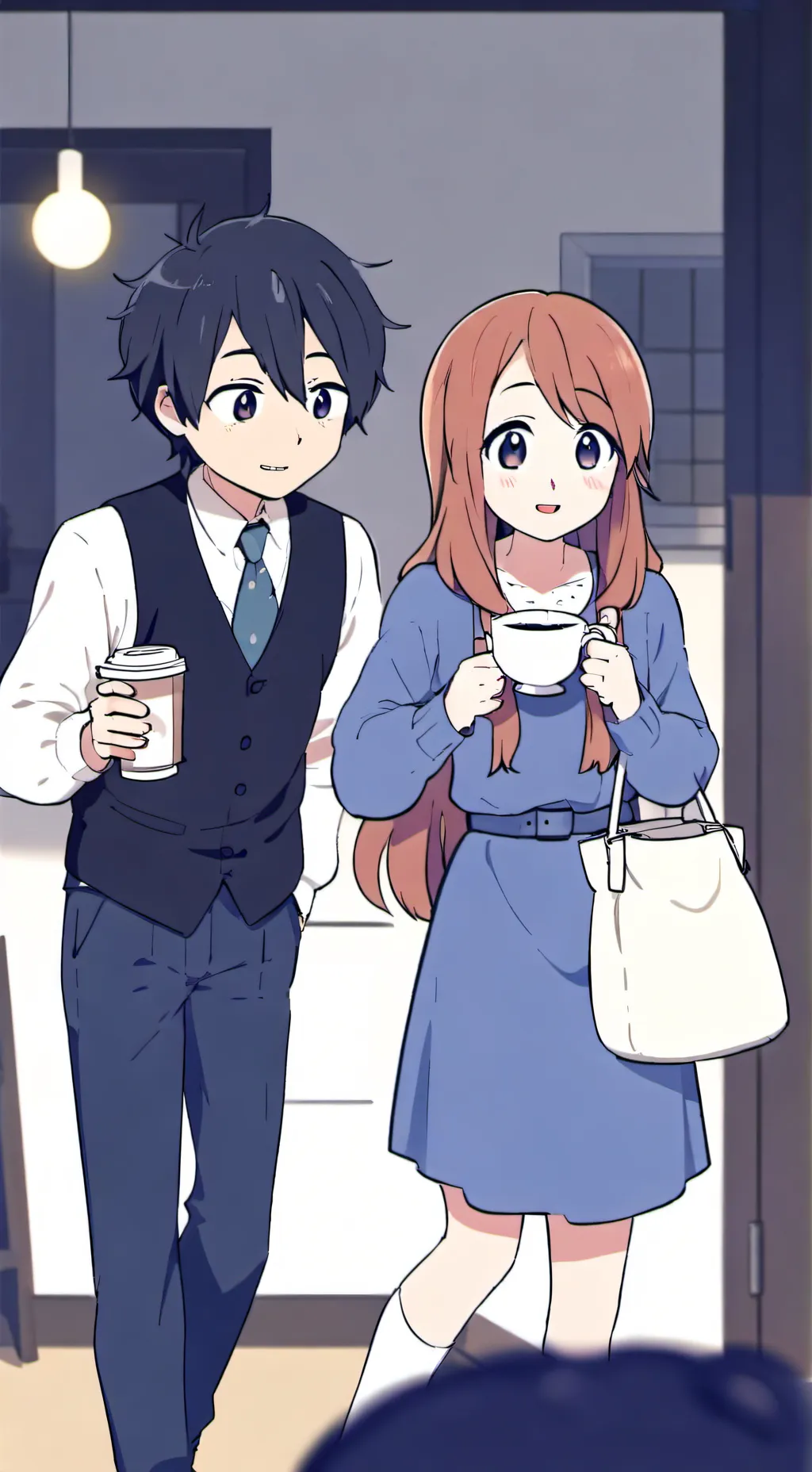 ai character: Natalie and Thomas background