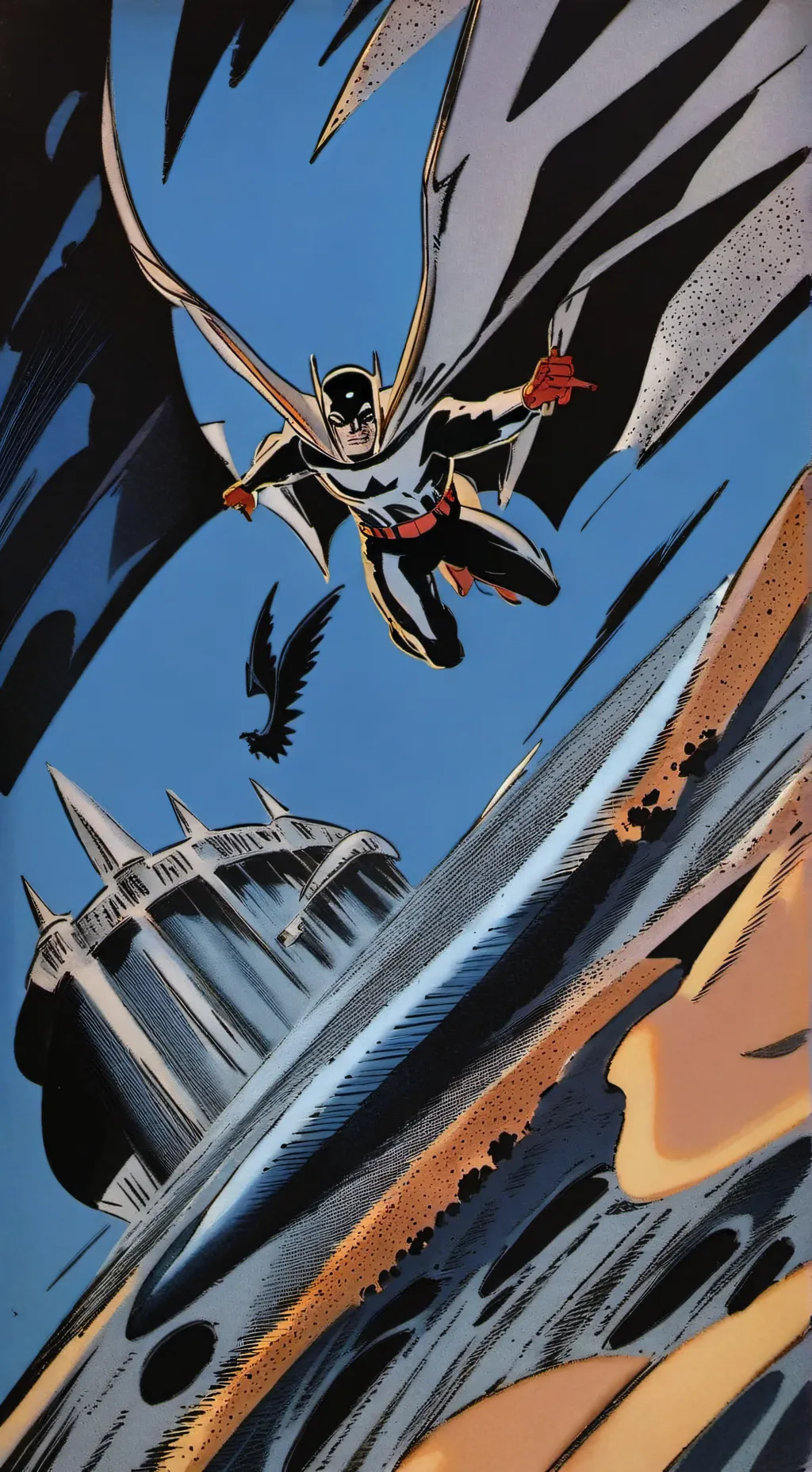 ai character: Bat man background