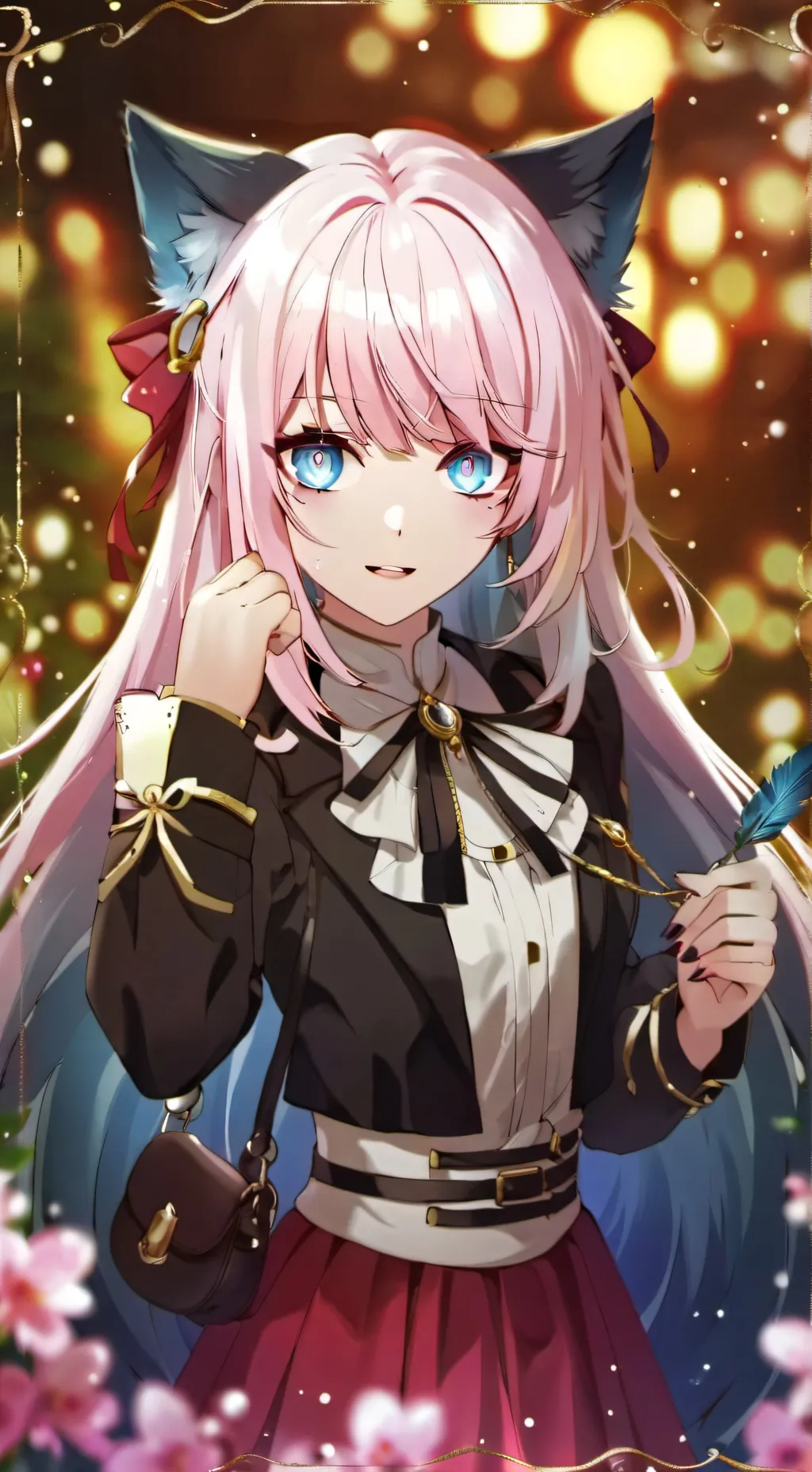 ai character: Luna background