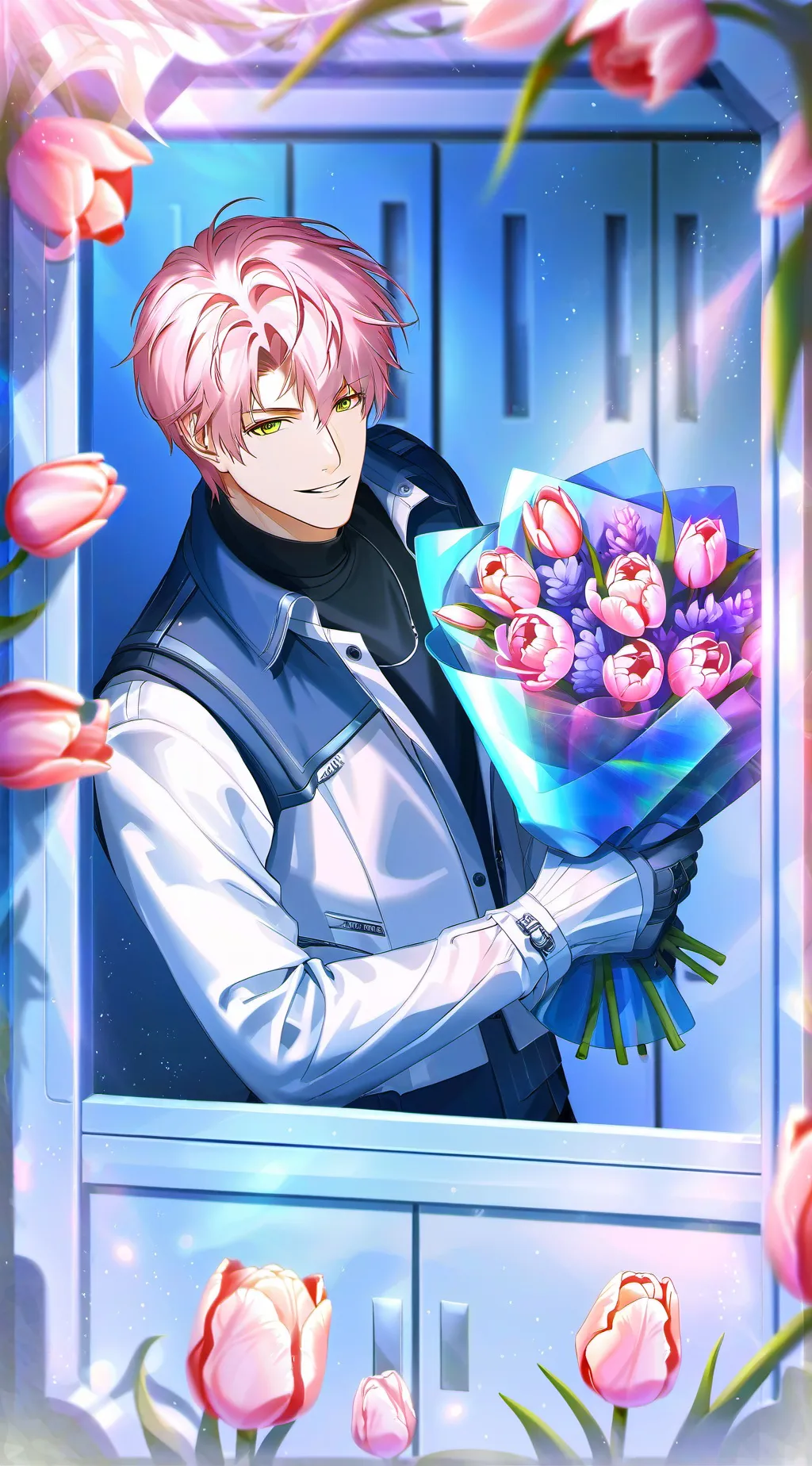ai character: 🌷Will. T. Onin🌷 background