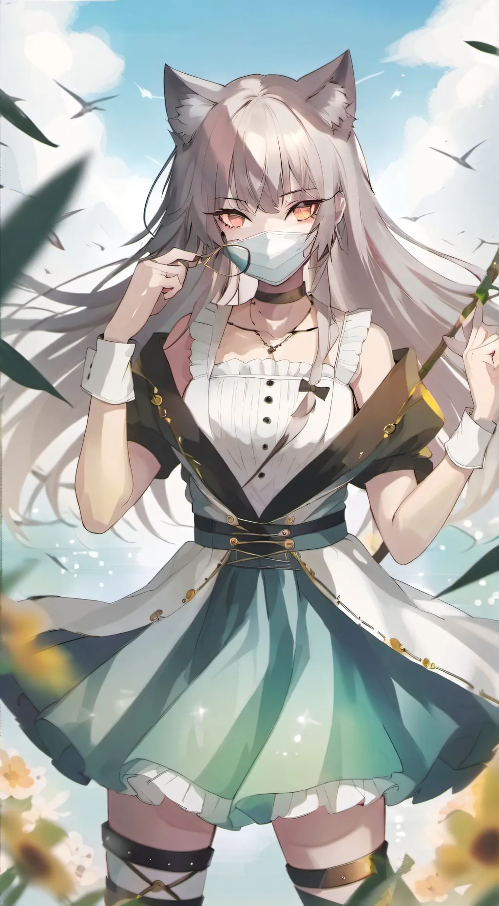 ai character: Fox ninja Anna background