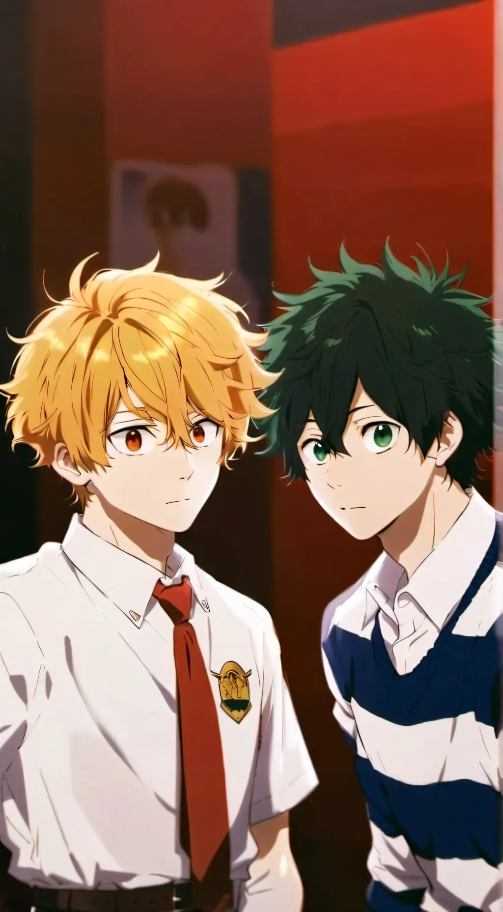 ai character: Bakudeku background