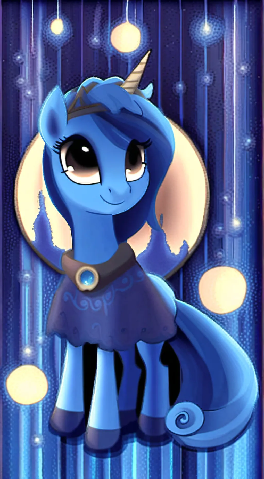 ai character: my little pony  background